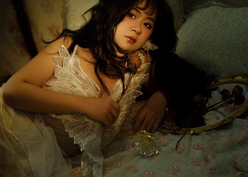 Mulher em lingerie