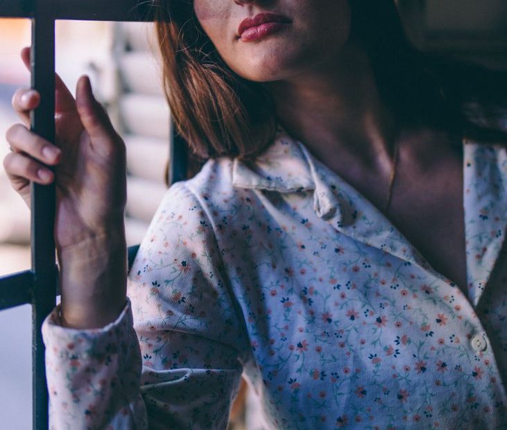 Mulher em lingerie