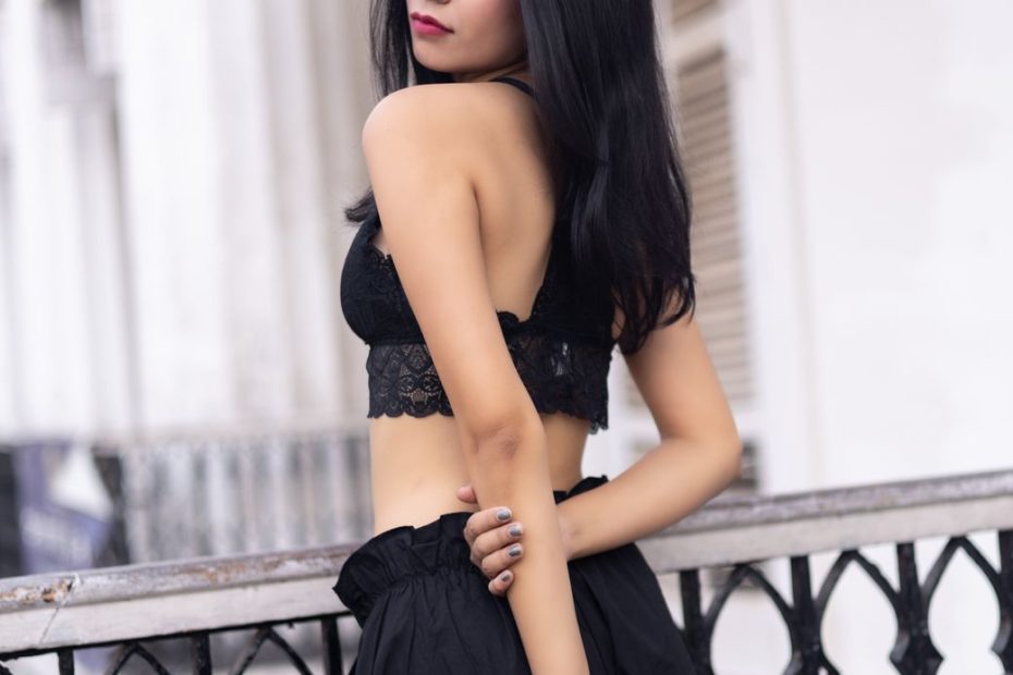 Mulher em lingerie