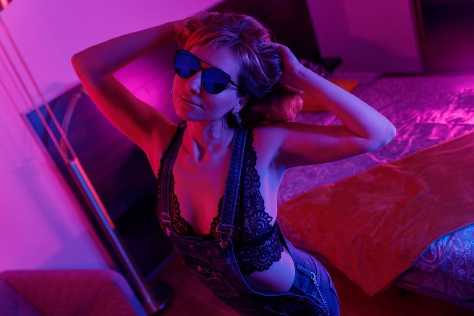 Jovem mulher sedutora